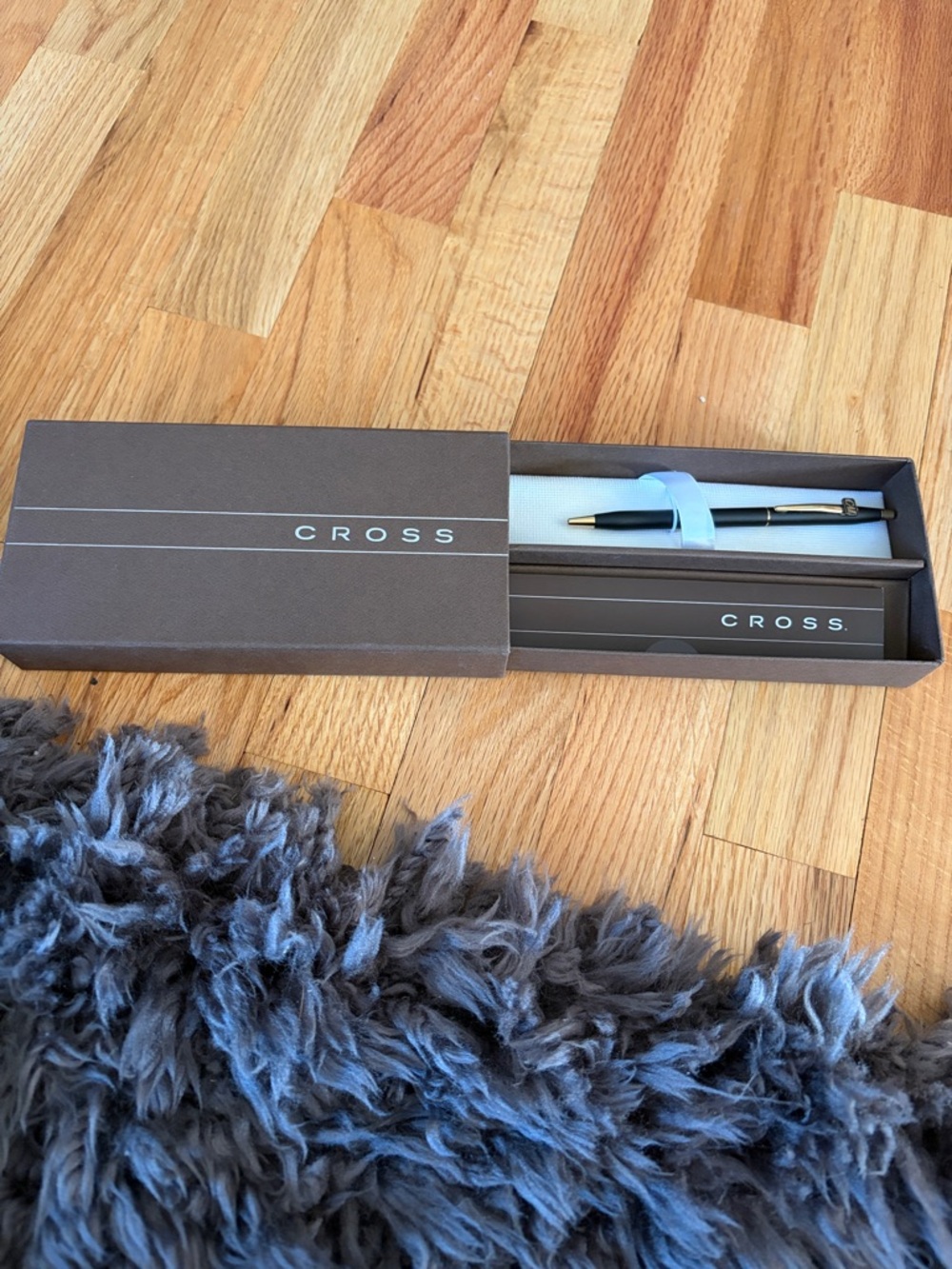 Black and Gold Ballpoint Pen - Stylish Home Office Accessory